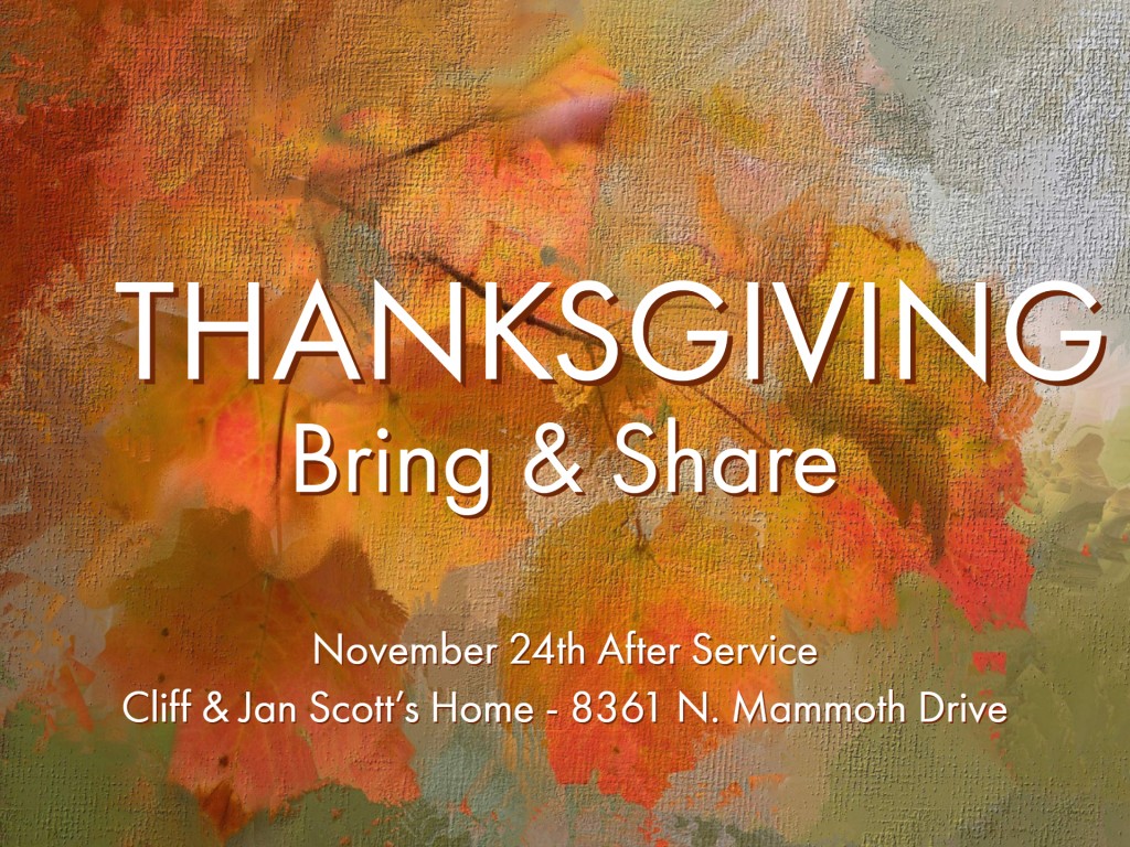 Thanksgiving Bring & Share