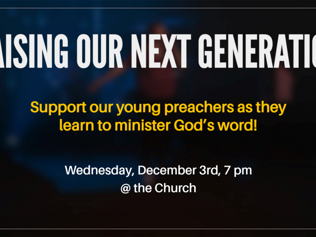 Raising Our Next Generation