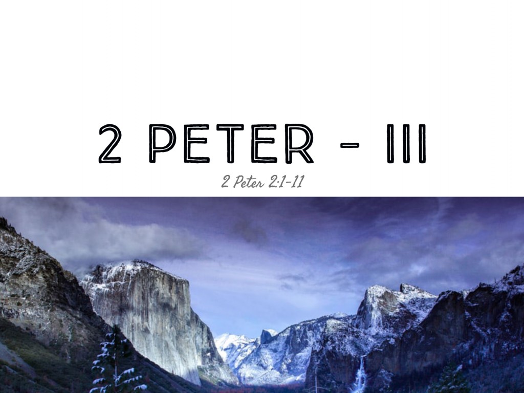 2 Peter - III