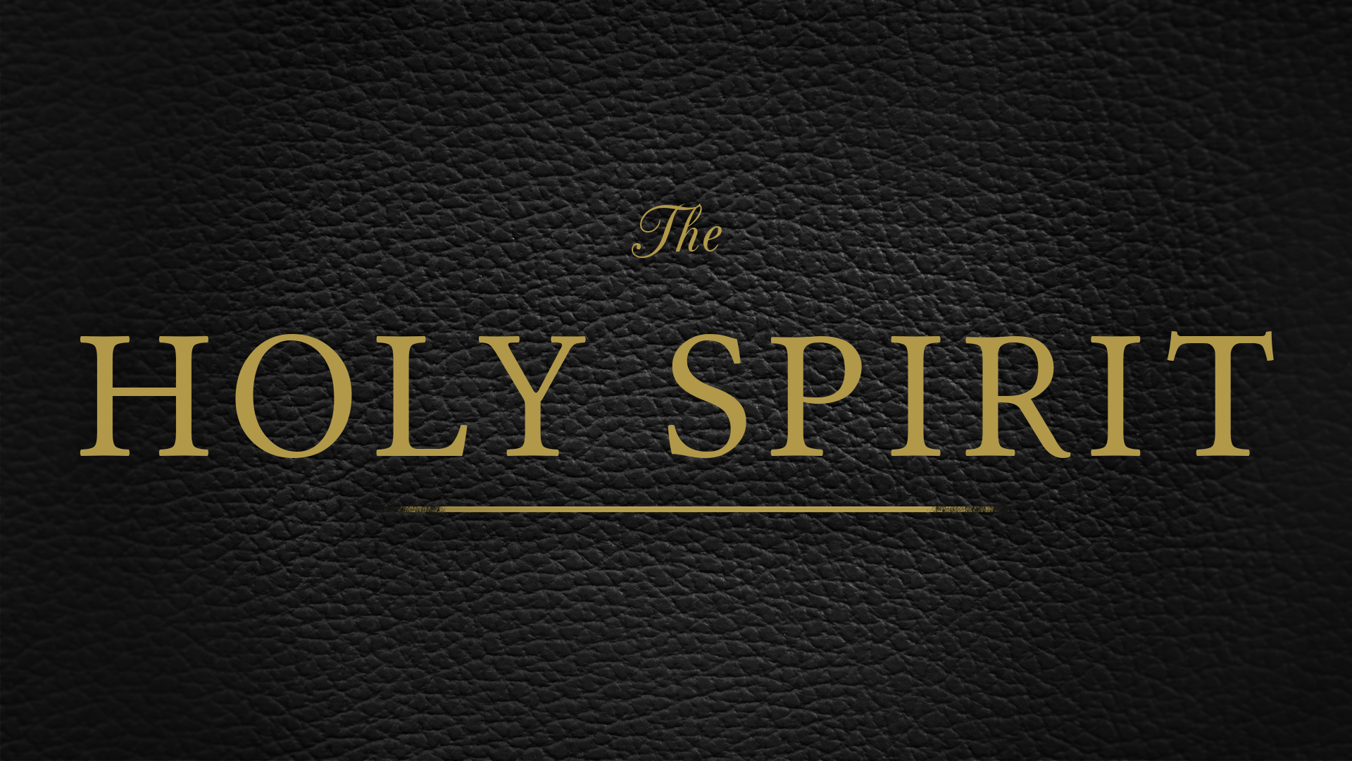 The Holy Spirit