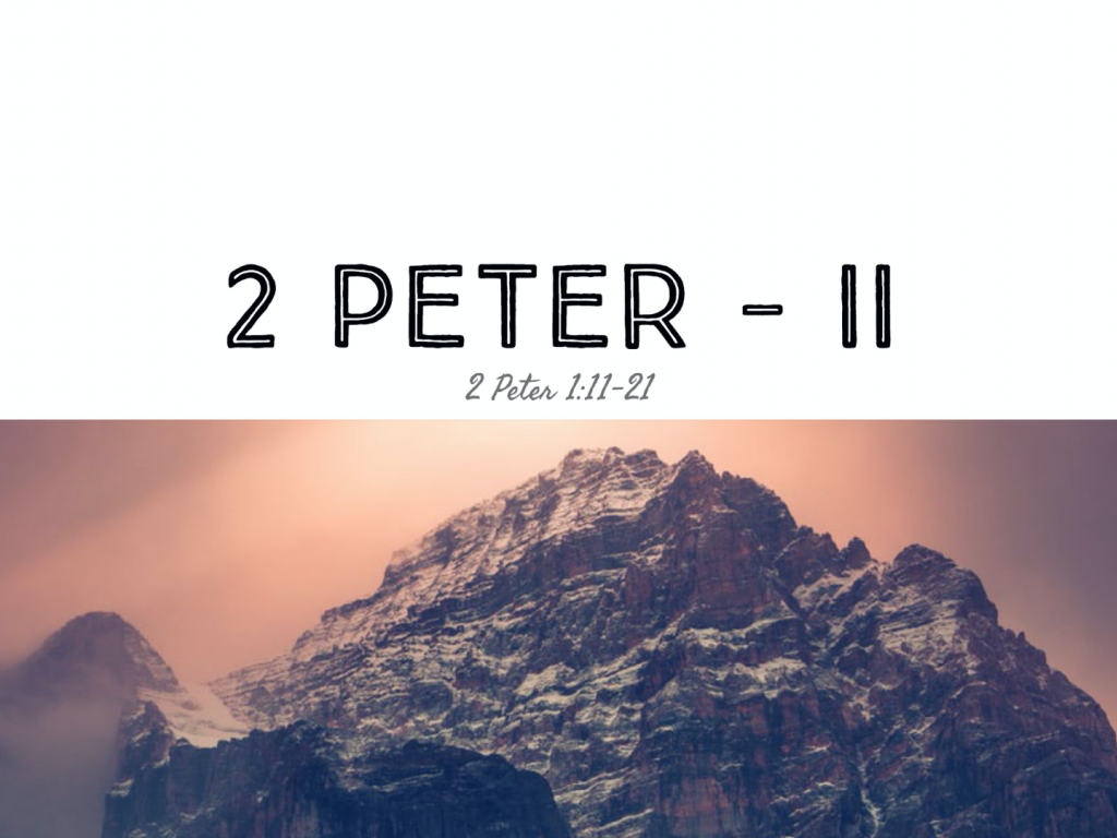 2 Peter - II